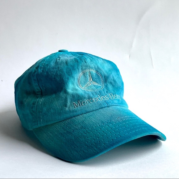 mercedes benz Accessories - Mercedes Benz dyed blue adjustable golf hat